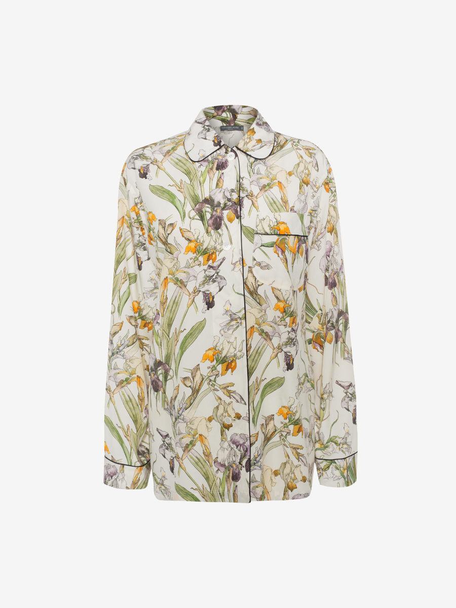 ALEXANDER MCQUEEN - Wild Iris Pyjama Top - Item 484886QJC049160